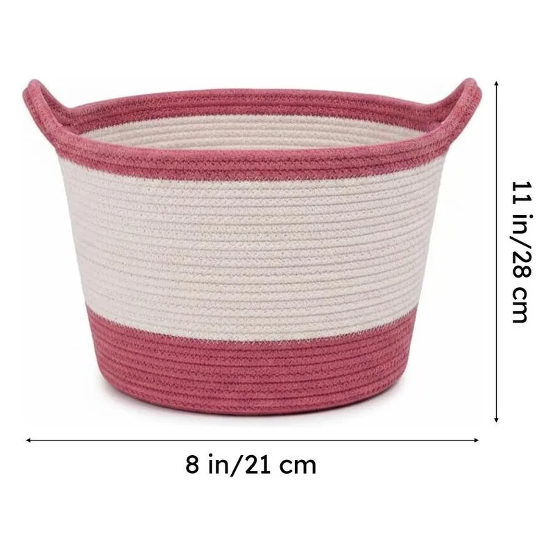 Molly Multipurpose Cotton Storage Basket media 6