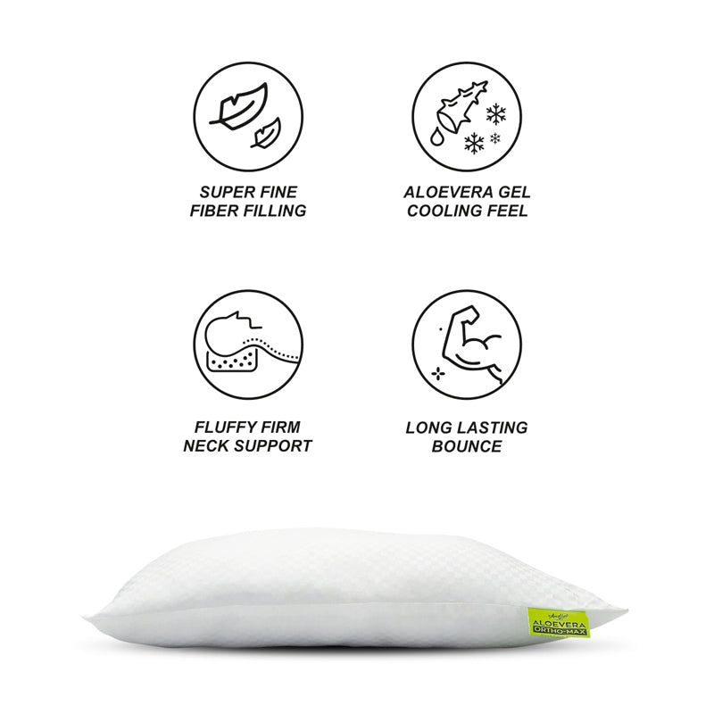 Nimbus Mist Microfiber Pillow Filler - Set Of Two media 7