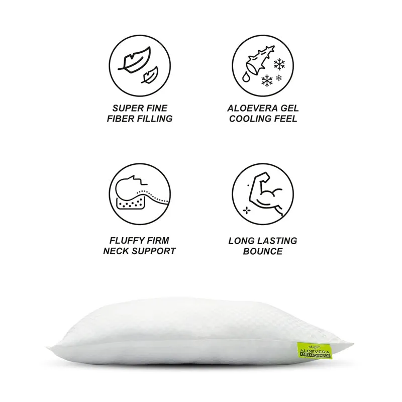 Nimbus Mist Microfiber Pillow Filler - Set Of Two media 7
