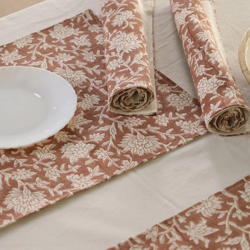 Rustic Indian Canvas Table Mats - Set Of Four media 8