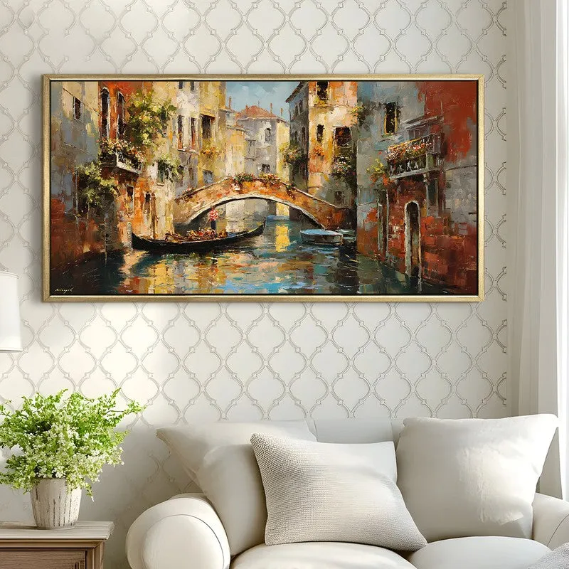 Riverside Homes Canvas Wall Painting With Frame media 4