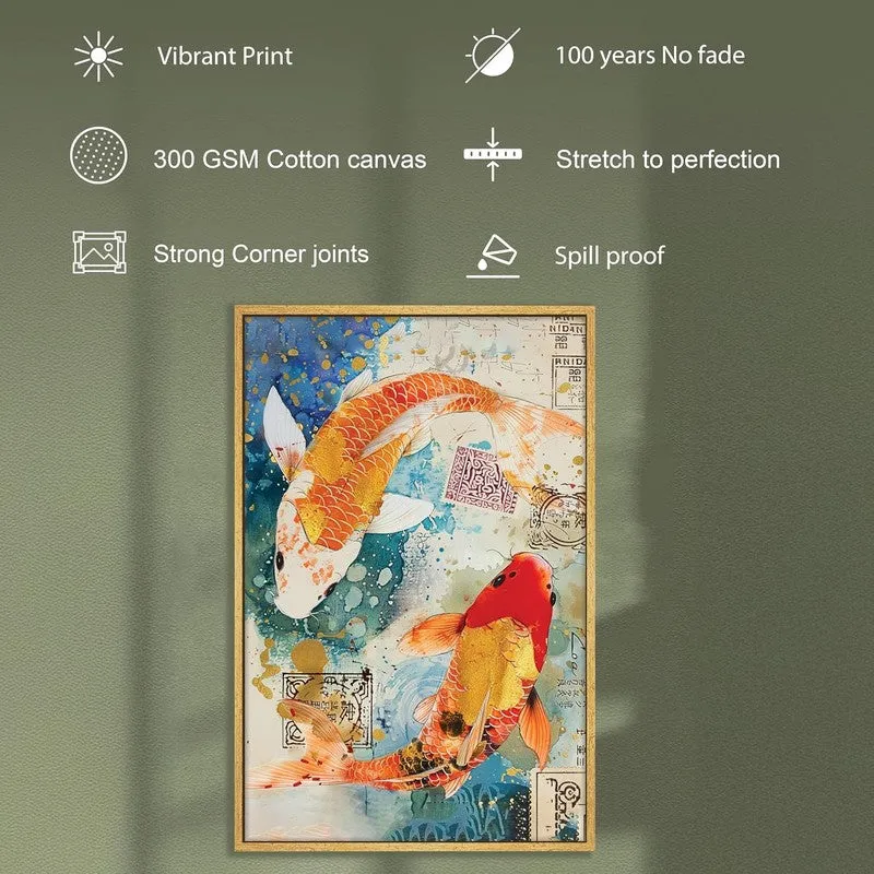 Koi Reverie Wall Art With Frame media 7