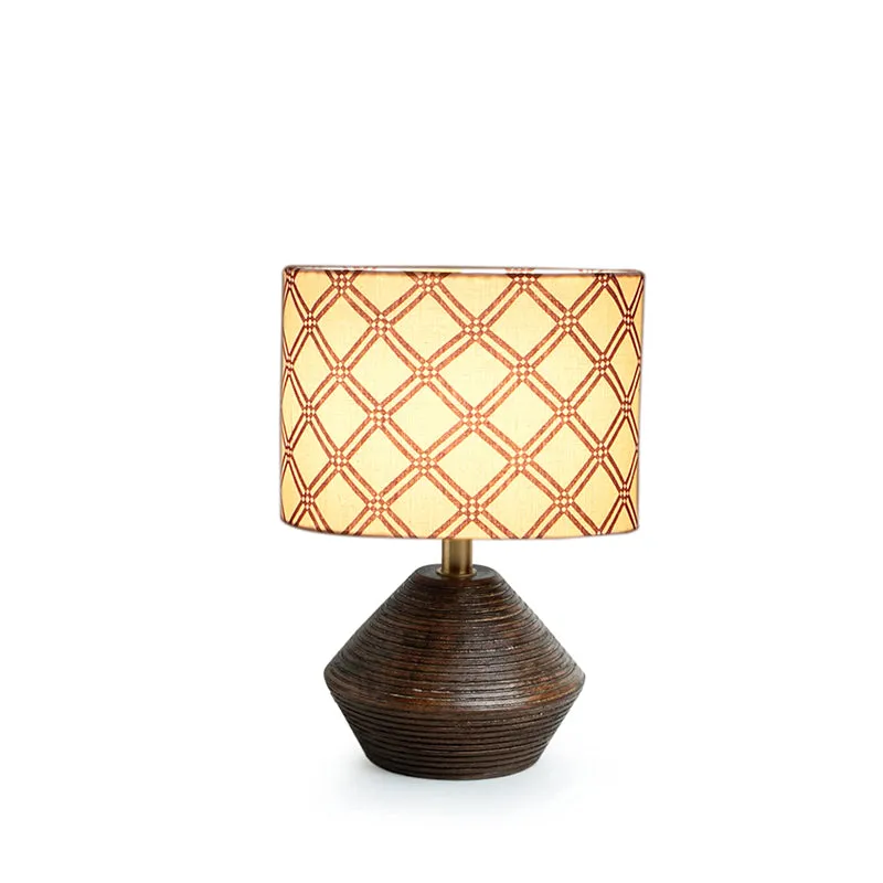 Croosia Yami Wooden Table Lamp - White,Blue media 6