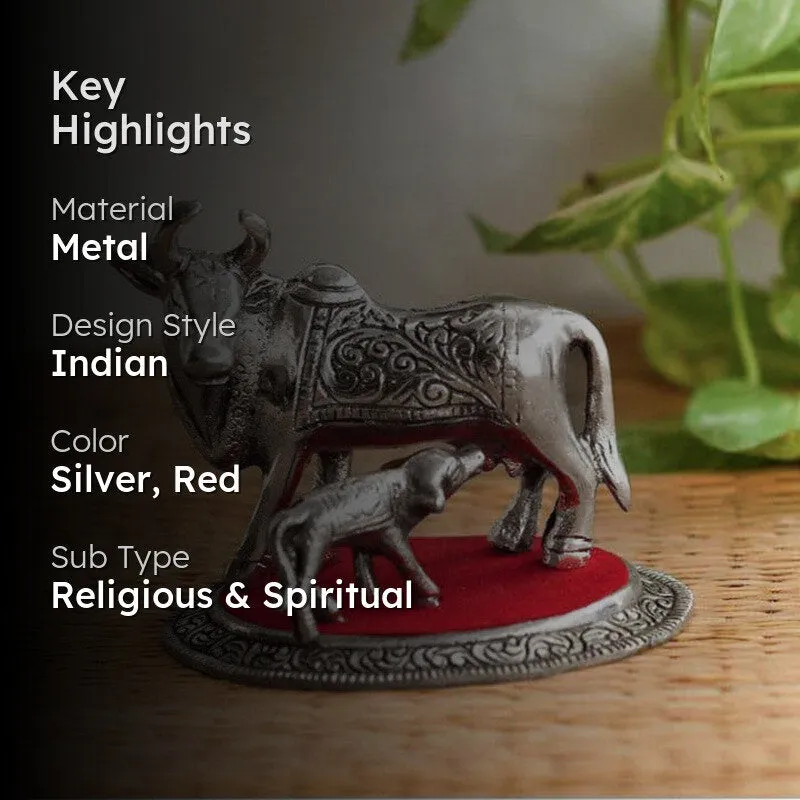 Sacred Cow And Calf Showpiece media 2