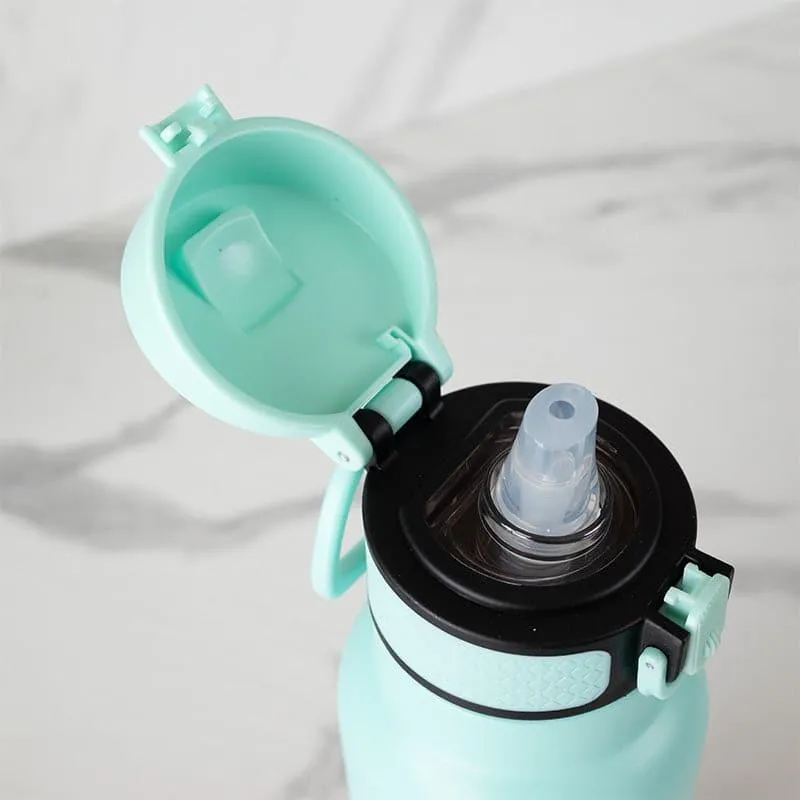 Magi Hot & Cold Thermos Water Bottle (Purple & Light Blue) - 1000mL media 4