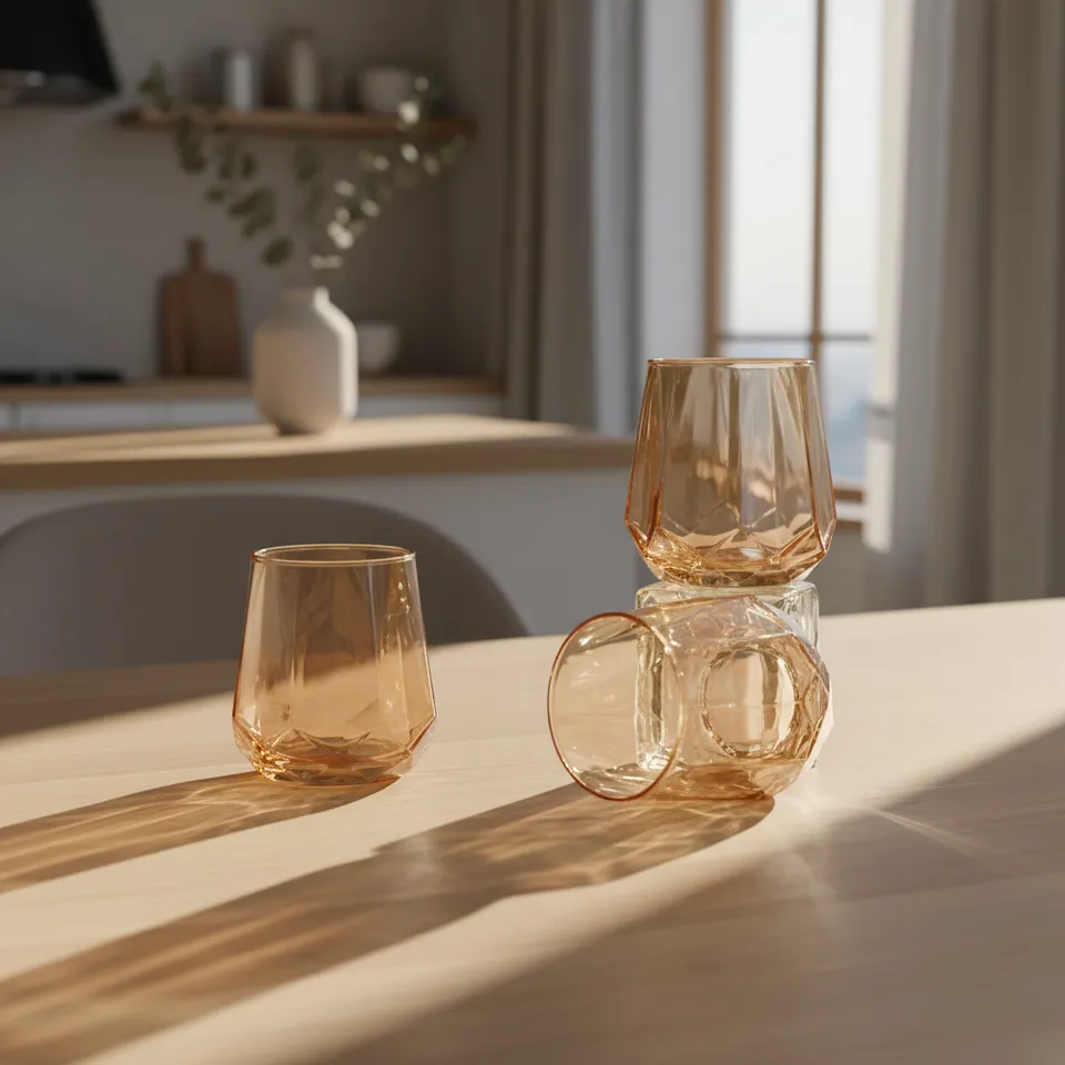 Avalanche Whiskey Glass - Yellow - Set of Six media 1