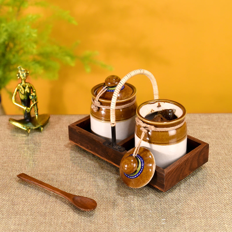 Adva Condiment Set - Three Piece Set