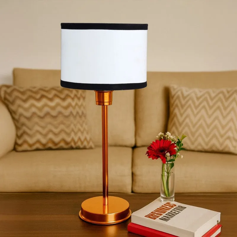 Kavira Ovin Metal Table Lamp - White media 4
