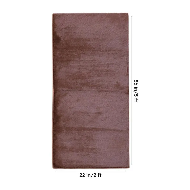 Ileva Anti Skid Runner Rug - Brown media 7