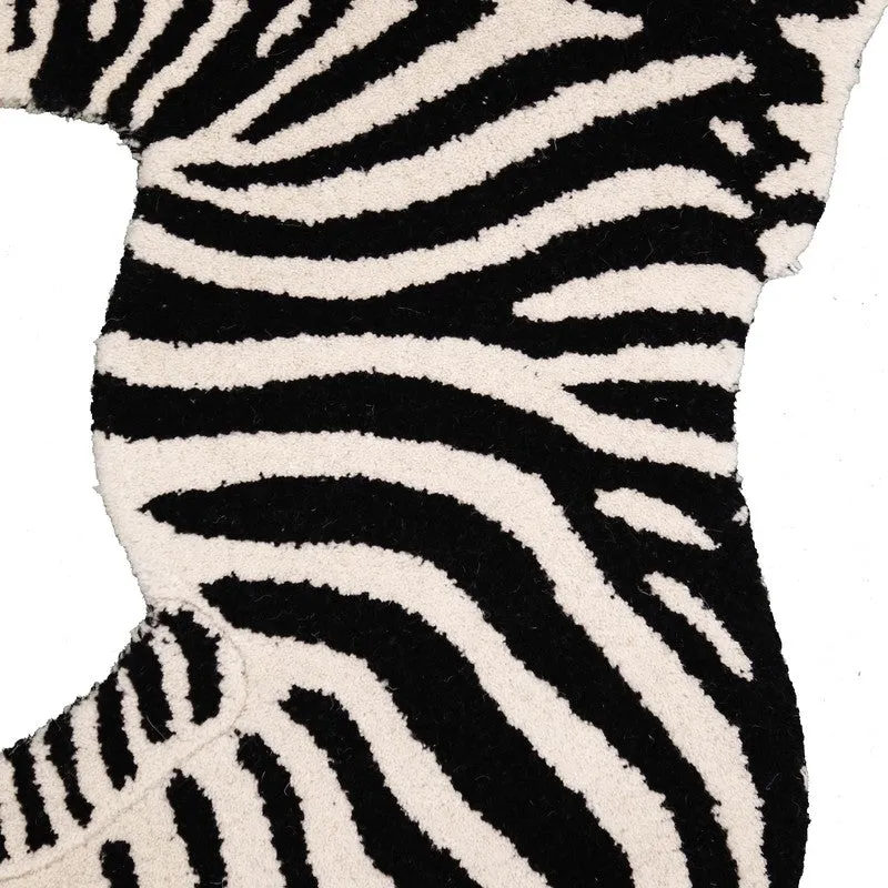 Zebra Style Cotton Carpet media 6