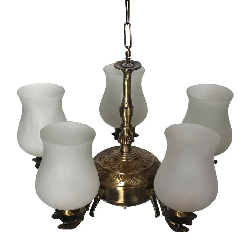 Rabeeha Golden Antique Ceiling Lamp media 3