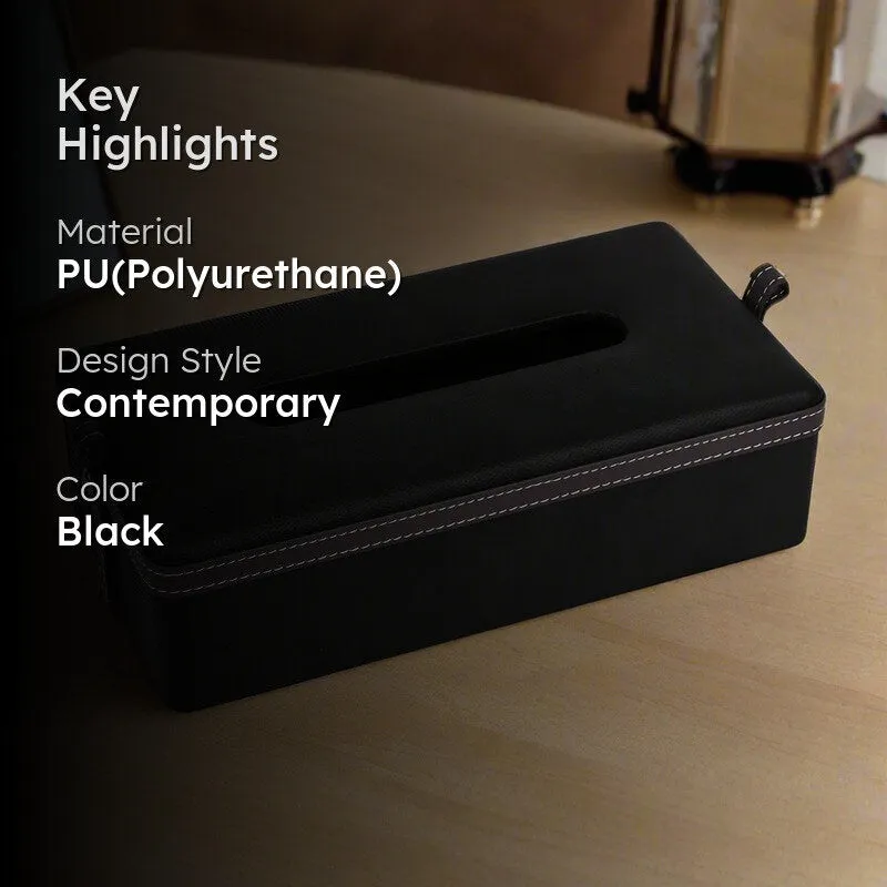 Luxa Dote Tissue Holder - Black media 2