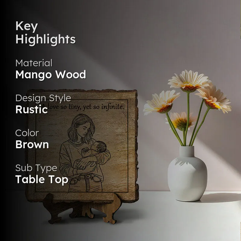 Tiny, Yet Infinite Wood Showpiece - Square media 2