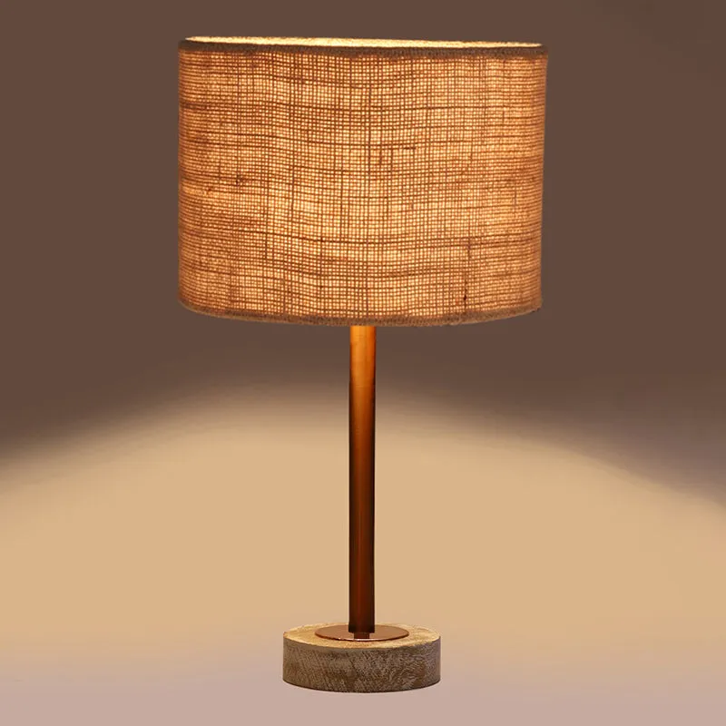 Sienna I Rodin Wooden Table Lamp - Beige,Copper,White media 6