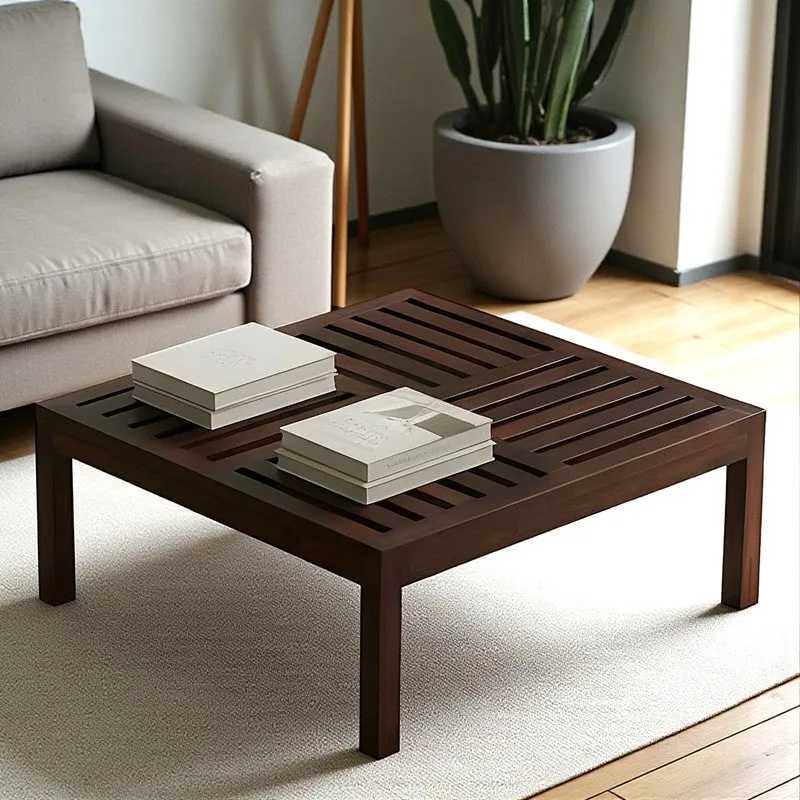 Nervon Sheesham Wooden Center Table media 3