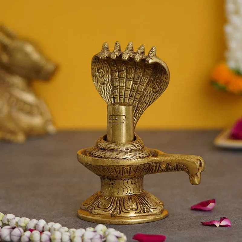 Shivling With Naag Devata Idol media 1