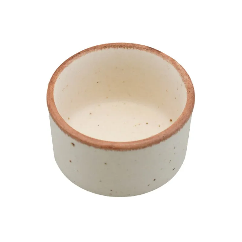 Savora Ceramic Dip Bowls (White,40 mL Each) - Set Of Six media 5