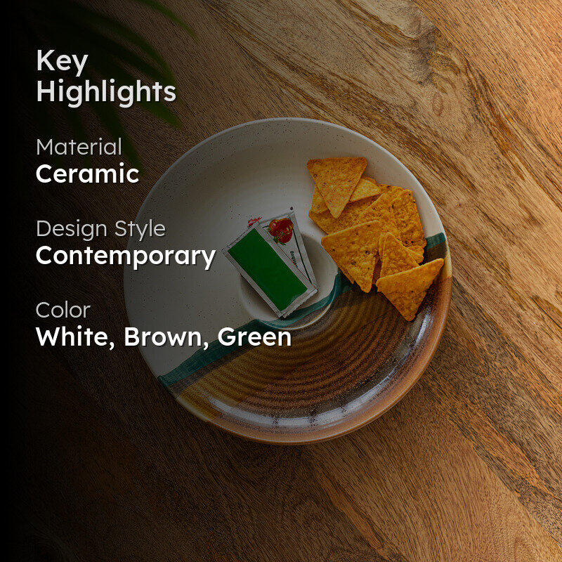 Zevo Ceramic Chip & Dip Platter media 2