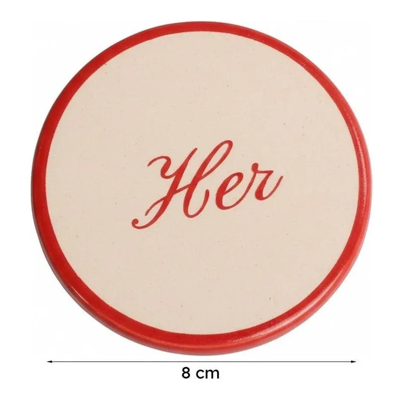 Her Ceramic Coaster media 7