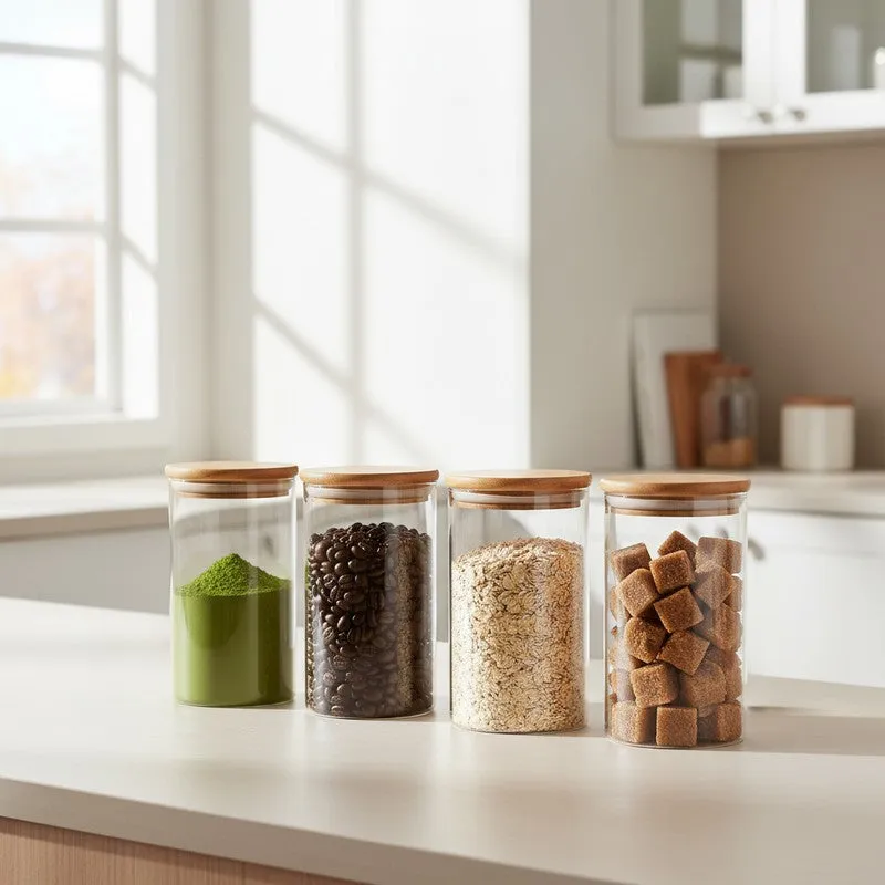 Sealy Glass Jar (600 mL Each) - Set Of Four - 3