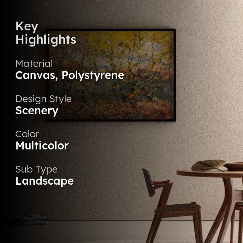 Royal Oak Canvas Wall Painting - Black Frame media 2