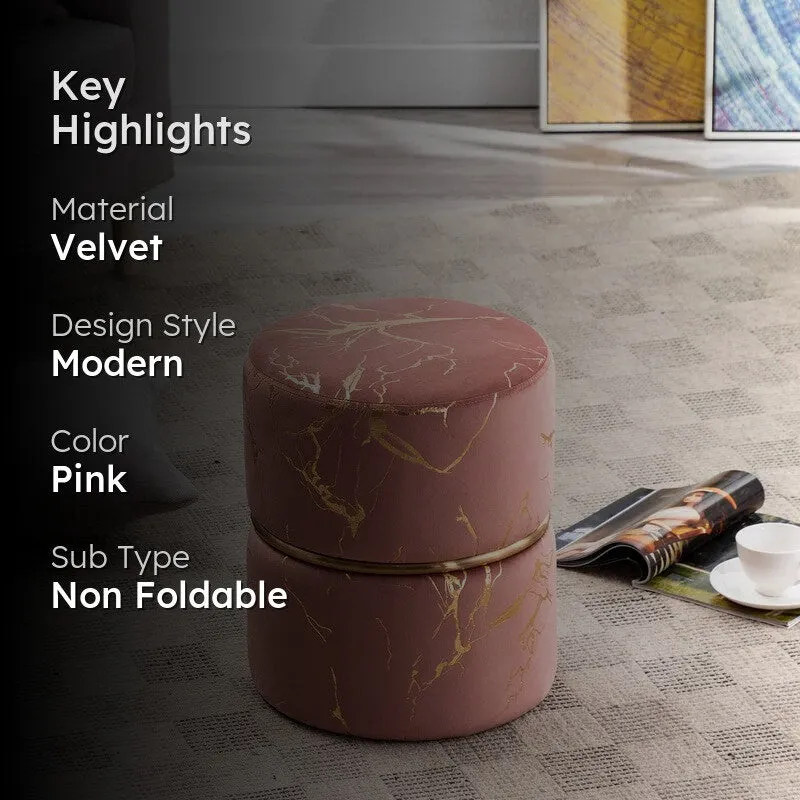 Mirex Calmino Ottoman - Pink media 2