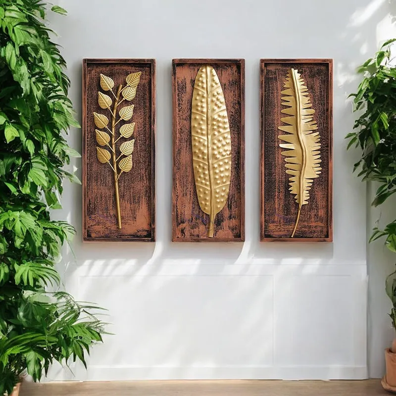 Goldfern Metal Wall Accent - Set Of Three media 4