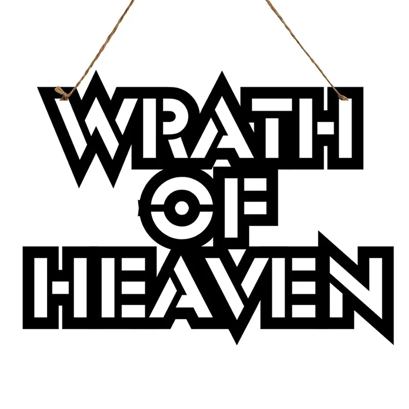 Wrath Of Heaven Mild Steel Wall Accent media 3