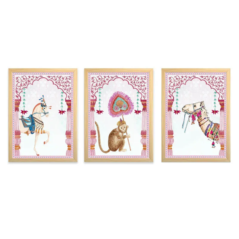 Ethnic Dream  Wall Art - Set Of Three media 4