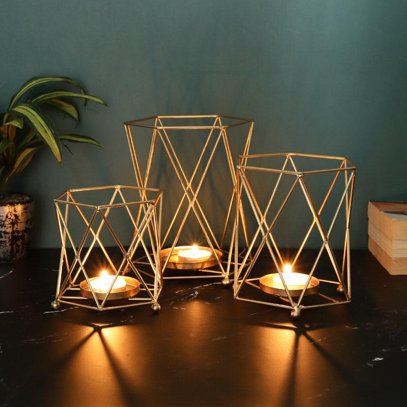 Vistarax Nest Tealight Candle Holder - Set Of Three