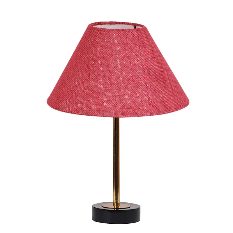 Sienna II Rodin Wooden Table Lamp - Pink,Gold,Black media 4