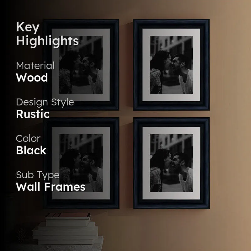 Timberina Photo Frame (Black) - Set Of Four media 2