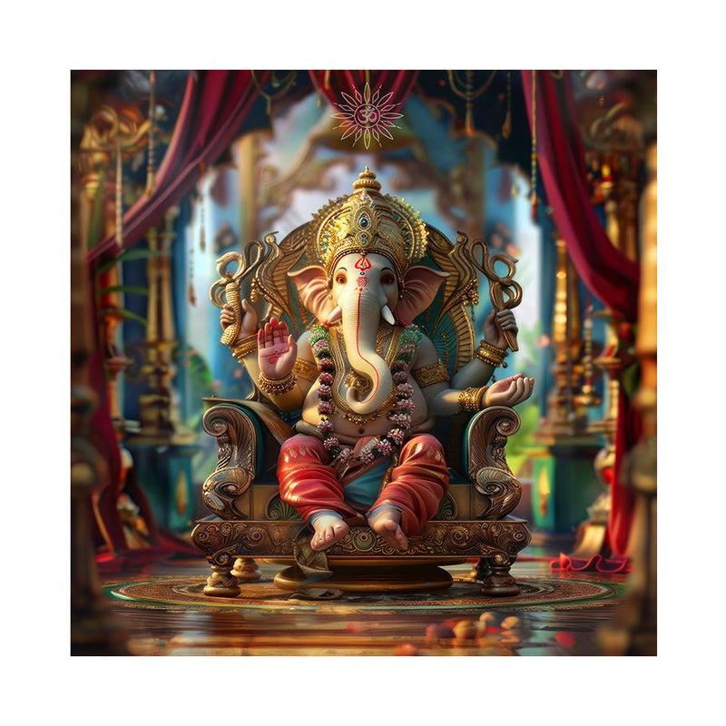 Vinayaka Poly Canvas Wall Painting media 5