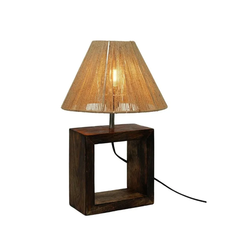 Tactile Cotton Table Lamp - Beige media 4