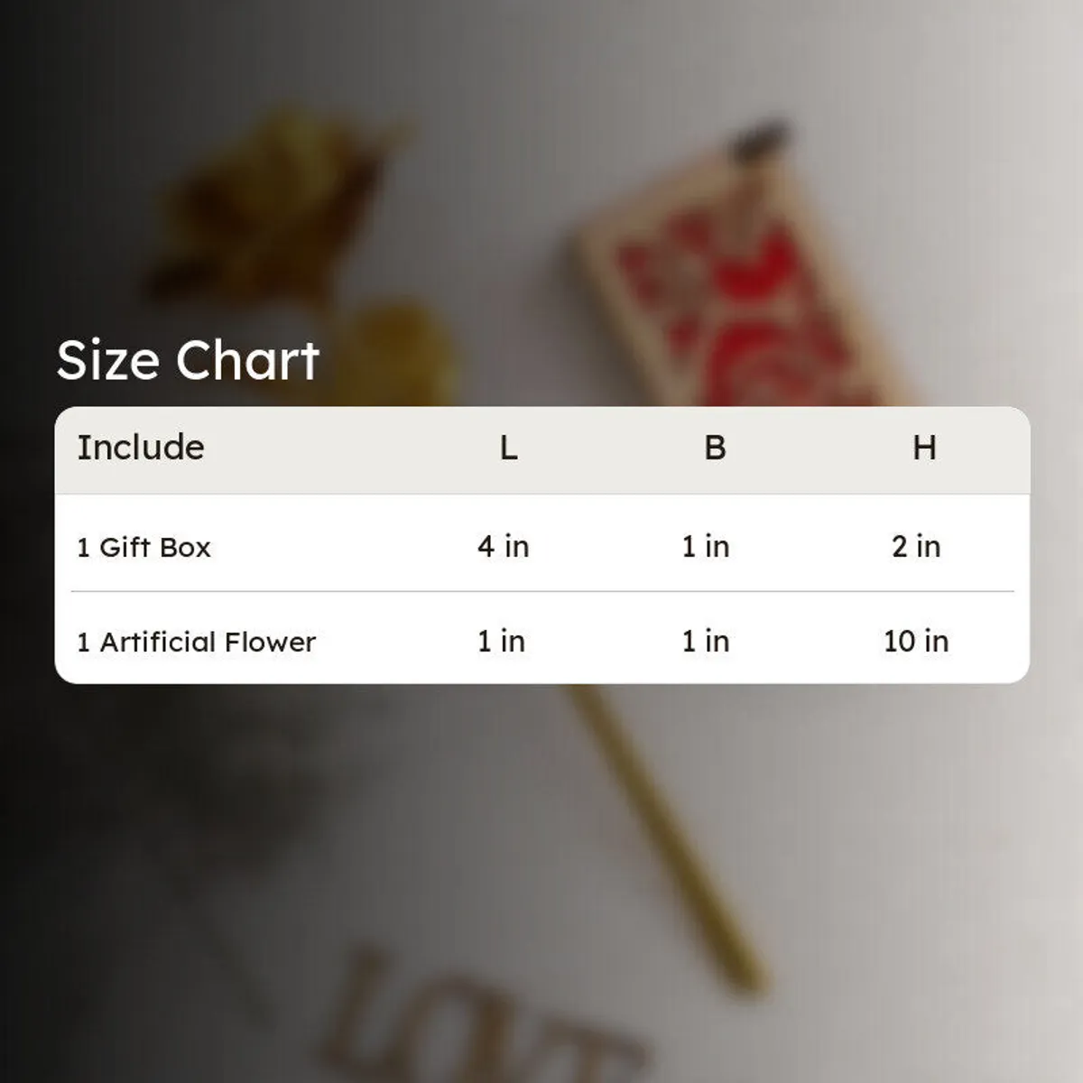 Golden Rose Gift Box - Gold - 8
