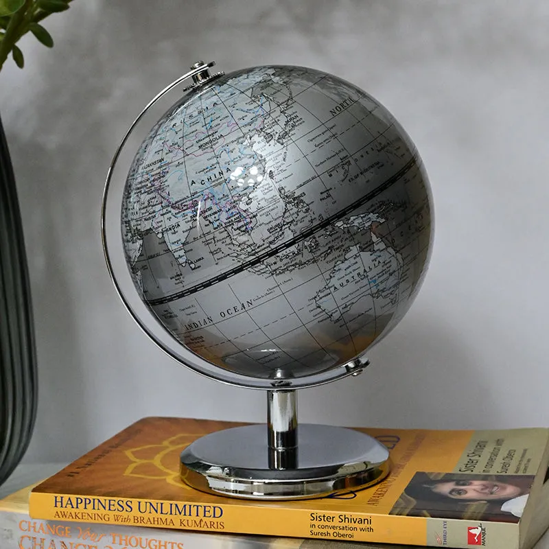 Around The World Metal Showpiece - Grey media 5