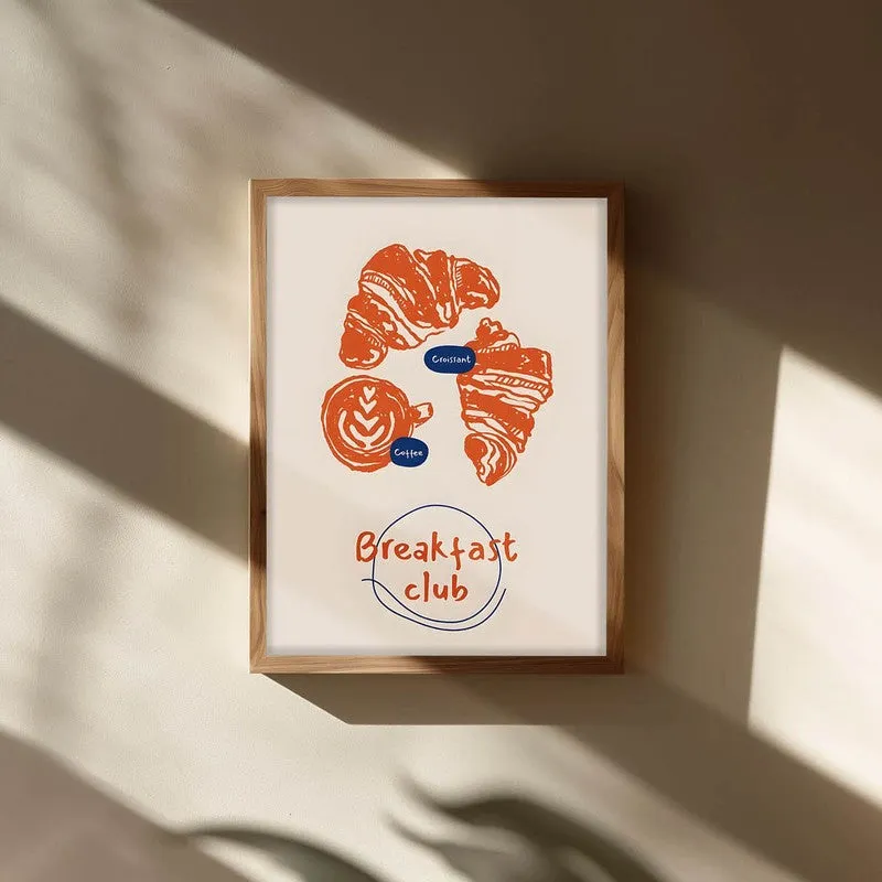 Breakfast Club Archival Canvas Wall Art - Brown media 3