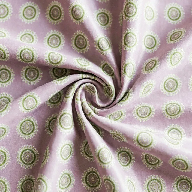 Bijo Ethnic Cotton Bedsheet (Pink) - 144 TC media 5