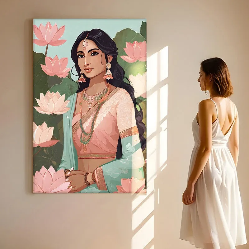Lotus Veil Wall Art media 4