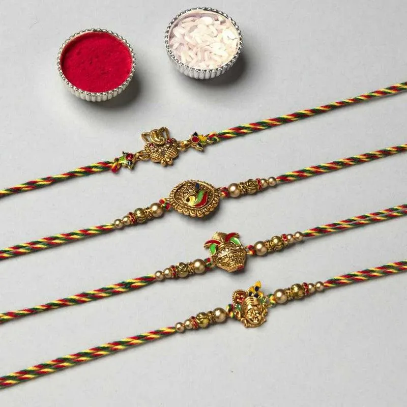 Threads Of festivity Rakhi Gift Box media 3