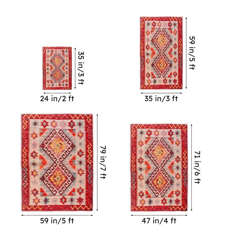 Pattern Play Cotton Hand Woven Cotton Rug media 10