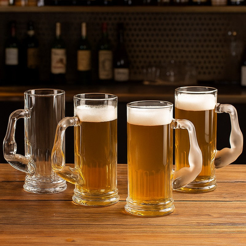Bravus Beer Mug(450 mL) - Set Of Four media 3