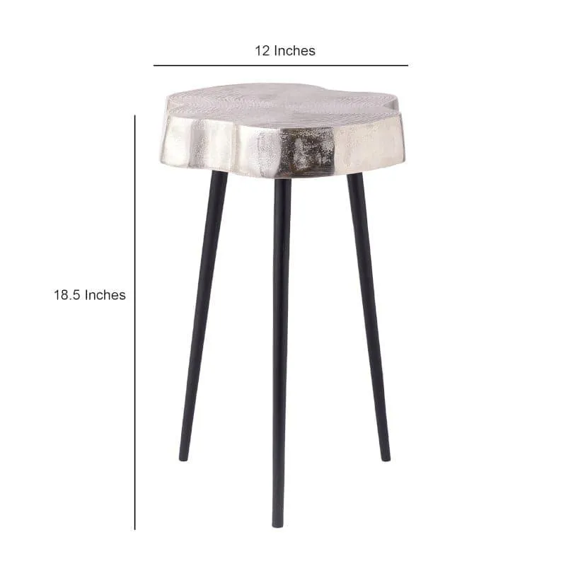 Kora Aluminium Accent Table - Silver media 5