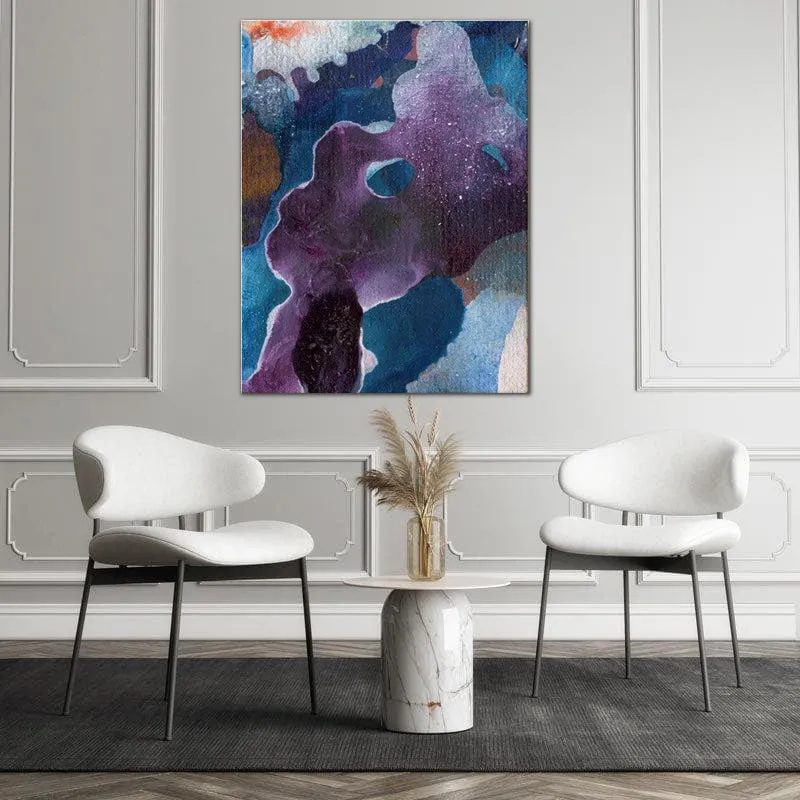 Surreal Reflection Abstract Canvas Painting - Gallery Wrap media 5