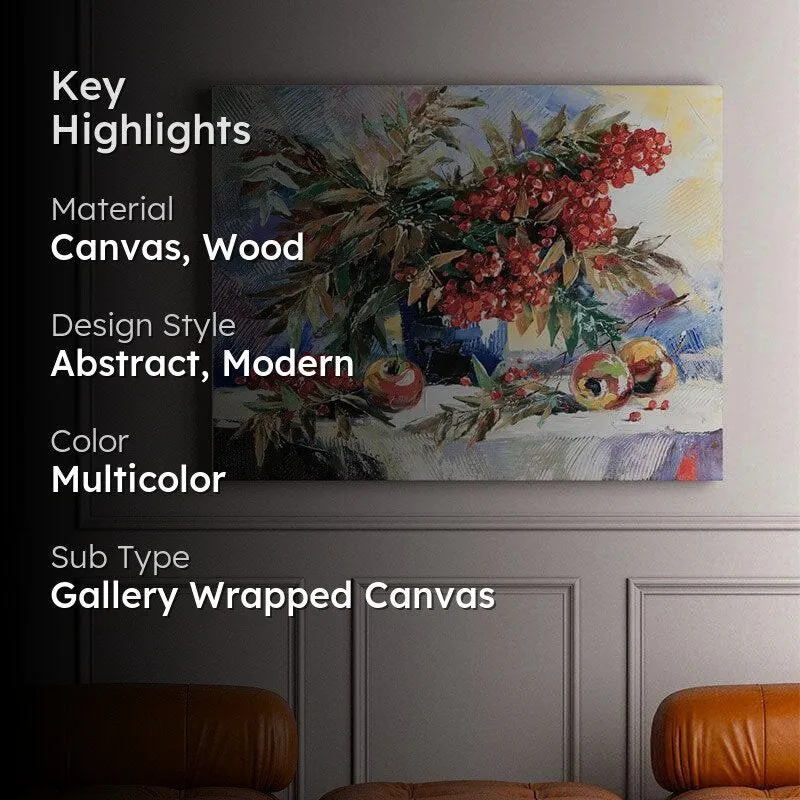 Still Life Art Canvas Wall Painting - Gallery Wrap media 2