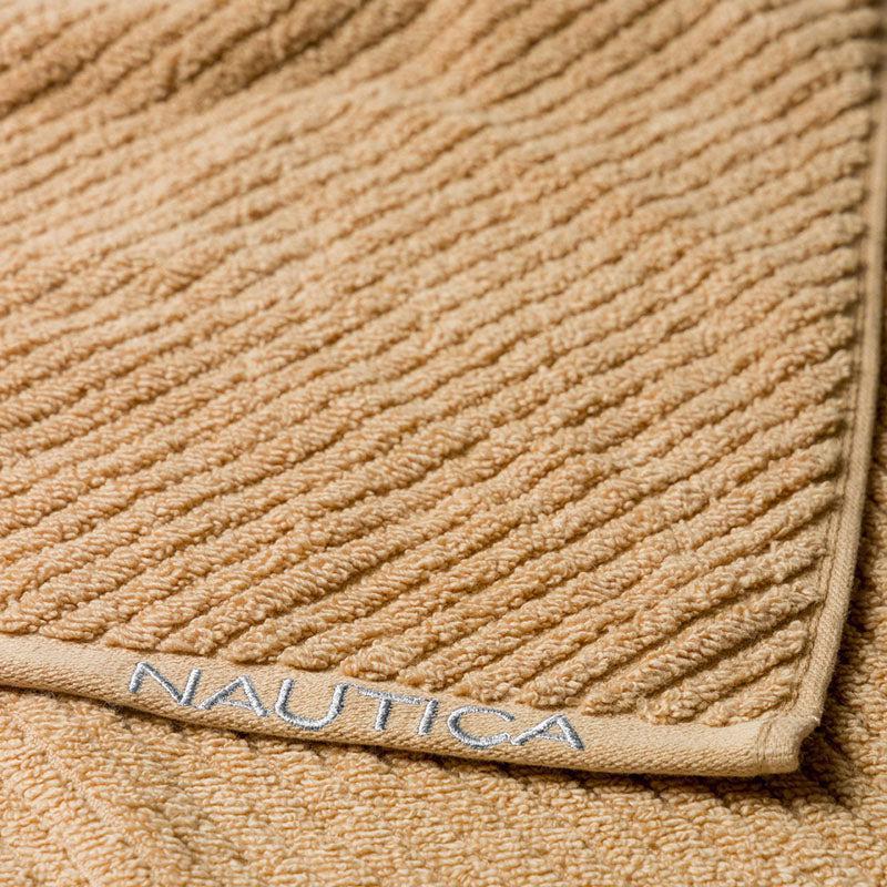 Nautica Riviera Soft Cotton Hand Towel (Light Tan) - Set Of Four media 6