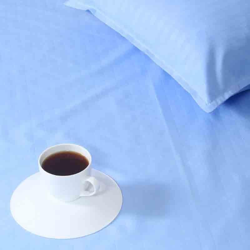 Striped Wonder Bedsheet (Blue) - 130 GSM media 5