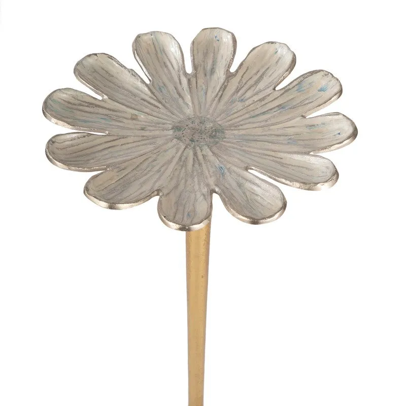 Petal Edge Aluminum Side Table - Gold media 5