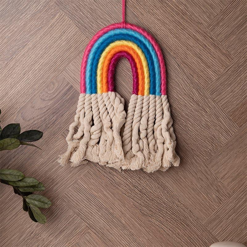 Rainbow Roll Woolen Wall Accent