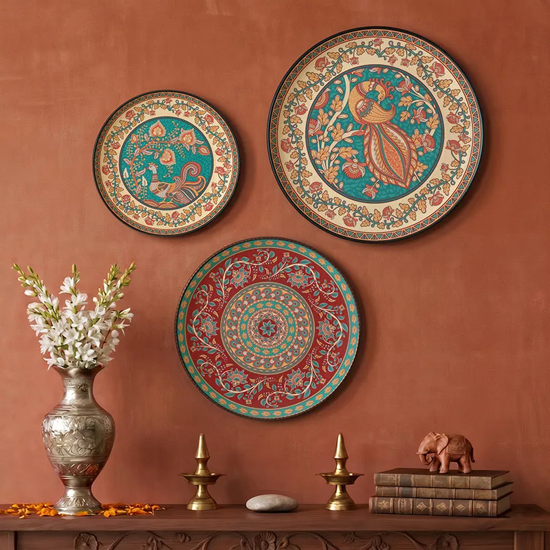 VintageBloom Metal Wall Plates - Set Of Three media 4